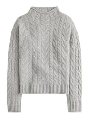 J. Crew Cashmere Cable Knit 2025 Rollneck™ Sweater Small NWT